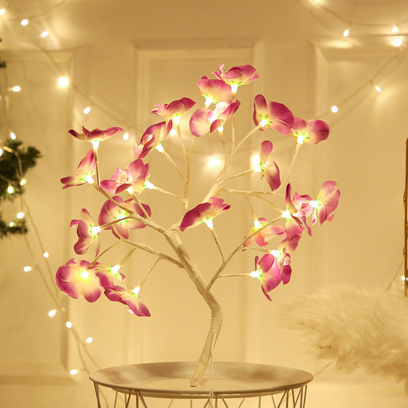 Simulation Led Phalaenopsis Branch Light Girl Heart