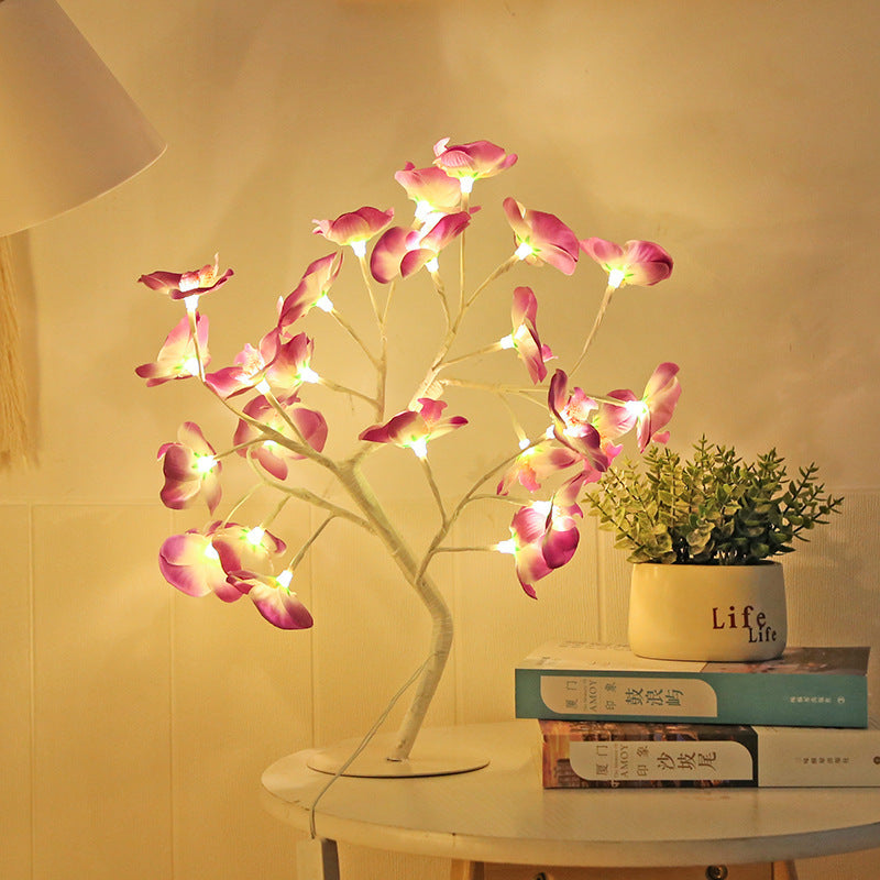 Simulation Led Phalaenopsis Branch Light Girl Heart