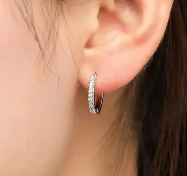 Round Ear Buckle Earrings